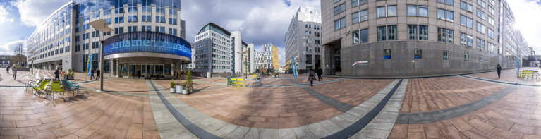 Foto 3: Stockshot of the EP building in Brussels