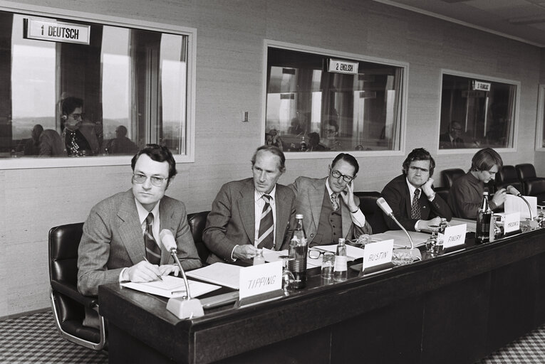 Valokuva 2: Committe meeting in Luxembourg on April 1978