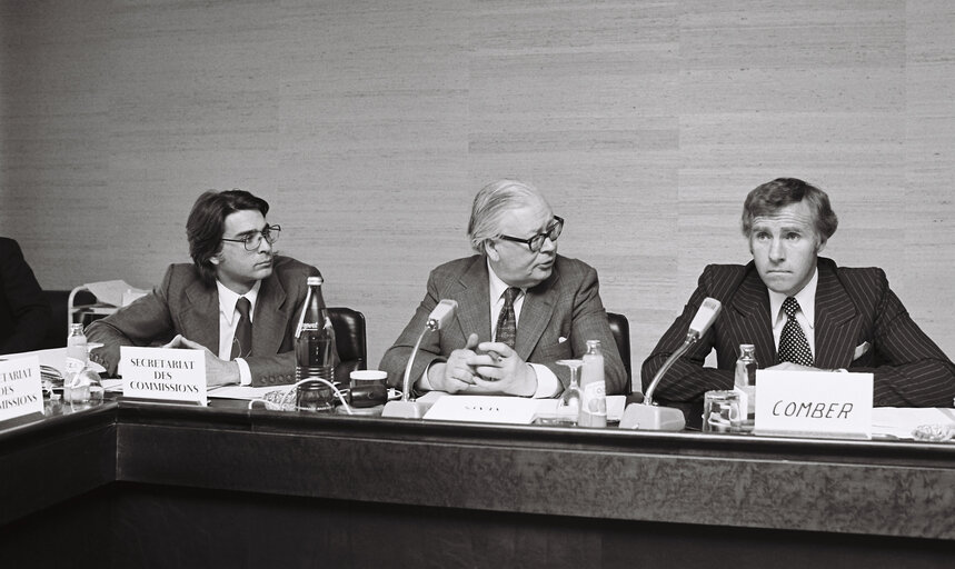 Foto 1: Committe meeting in Luxembourg on April 1978