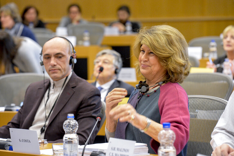 Foto 6: CULT committee meeting. Vote on 'Erasmus'; the Union programme for education, training, youth and sport