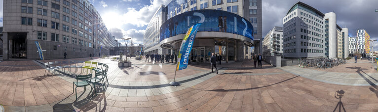 Stockshot of the EP building in Brussels