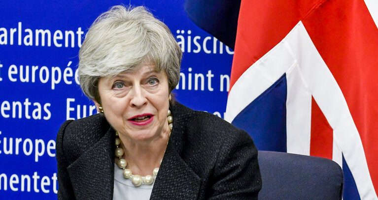 Fotografie 13: Statement of British Prime Minister Theresa MAY on Brexit negotiations