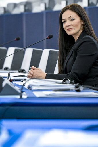 Fotogrāfija 19: Miriam DALLI in the EP in Strasbourg