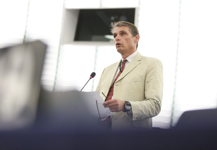 Photo 3 : Stefan GEHROLD in the EP in Strasbourg