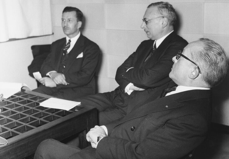 Fotografi 5: Constitutive session of the new European Parliamentary Assembly on the 19th of March 1958