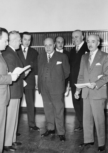 Fotografia 6: Constitutive session of the new European Parliamentary Assembly on the 19th of March 1958