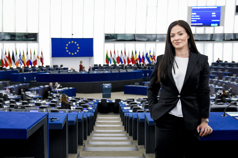 Miriam DALLI in the EP in Strasbourg