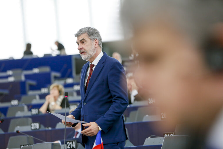 Foto 9: Plenary session - Votes followed by explanations of votes