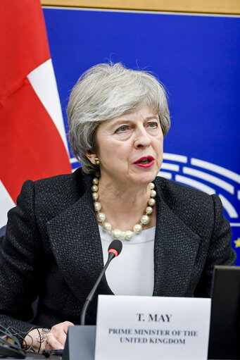 Fotografia 21: Statement of British Prime Minister Theresa MAY on Brexit negotiations