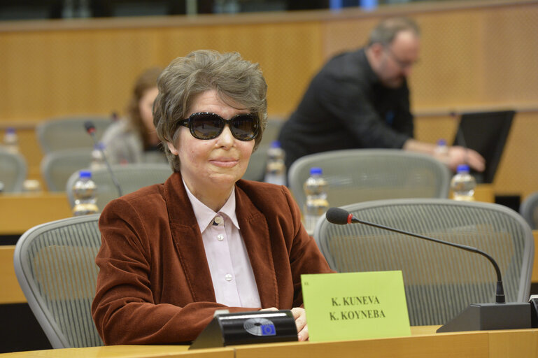 Nuotrauka 6: Kostadinka KUNEVA in the EP in Brussels