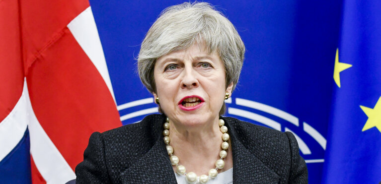 Fotogrāfija 23: Statement of British Prime Minister Theresa MAY on Brexit negotiations