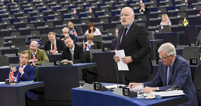 Fotografija 16: Plenary session - Preparation of the European Council meeting of 21 and 22 March 2019