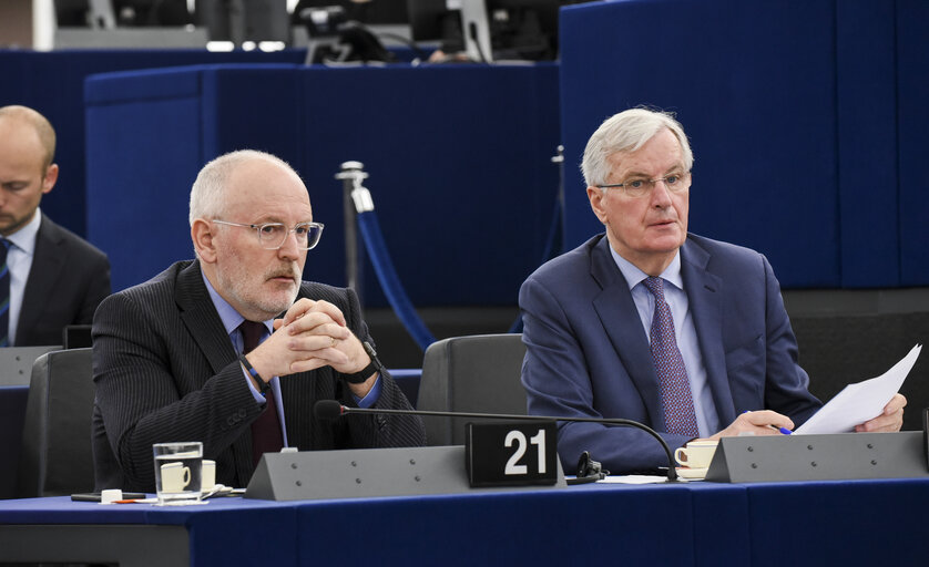 Fotografie 18: Plenary session - Preparation of the European Council meeting of 21 and 22 March 2019