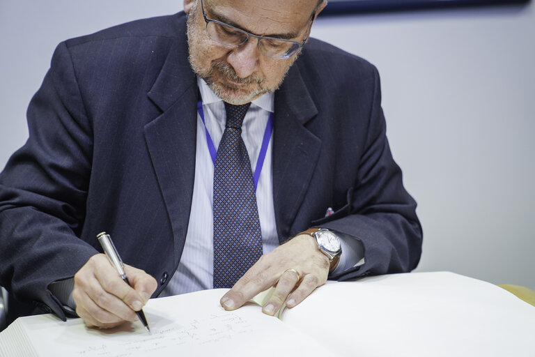 Antonio TAJANI, EP President meets with Luca JAHIER, EESC president