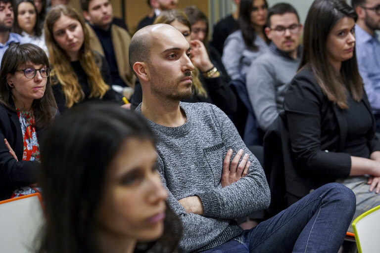 Photo 20: Antonio TAJANI, EP President meets with alumni from Italian universities