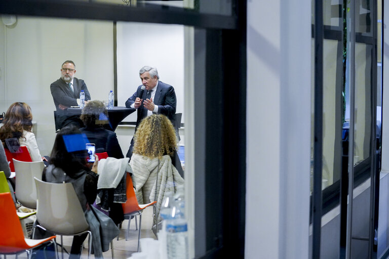 Antonio TAJANI, EP President meets with alumni from Italian universities