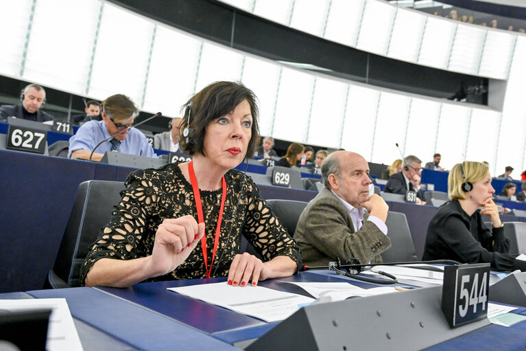 Fotografia 1: Theresa GRIFFIN in the EP in Strasbourg