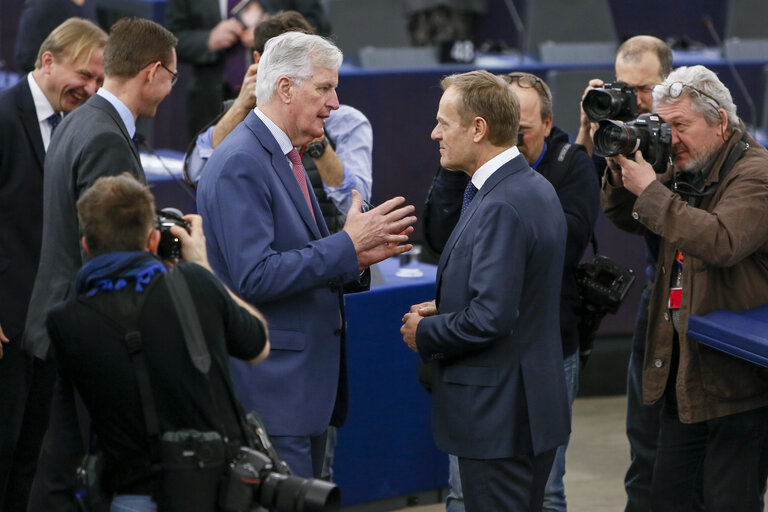 Fotografia 17: Plenary session - Conclusions of the European Council meeting of 21 and 22 March 2019