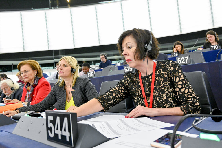 Valokuva 4: Theresa GRIFFIN in the EP in Strasbourg