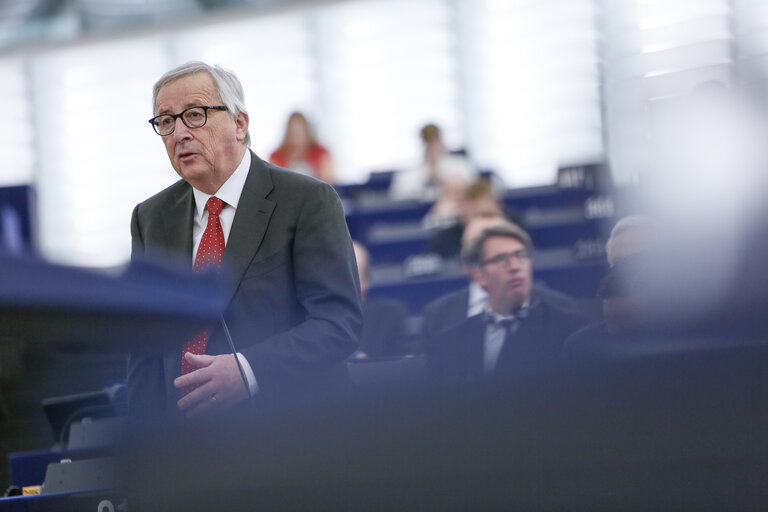 Fotografija 10: Plenary session - Conclusions of the European Council meeting of 21 and 22 March 2019