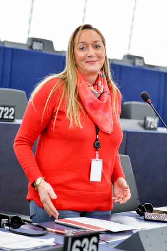 Billede 3: Marlene MIZZI in the EP in Strasbourg