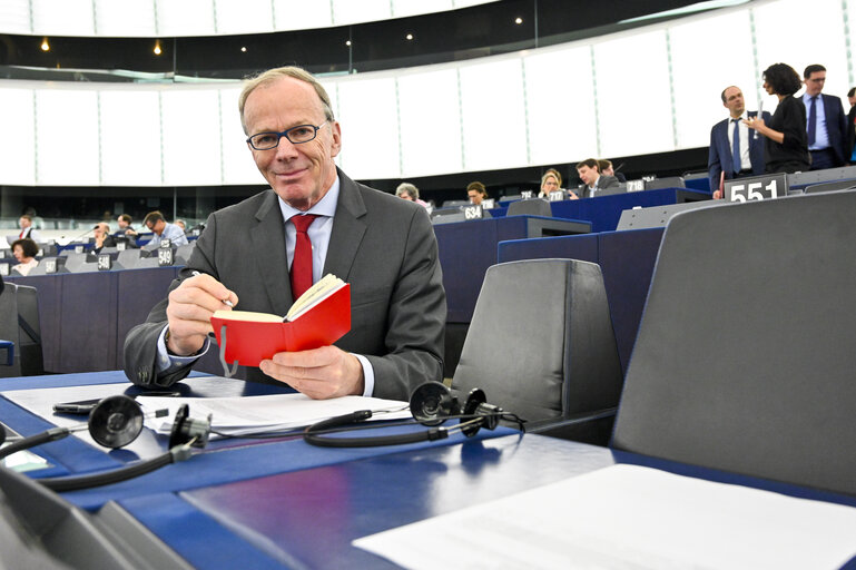 Foto 8: Eugen FREUND in the EP in Strasbourg