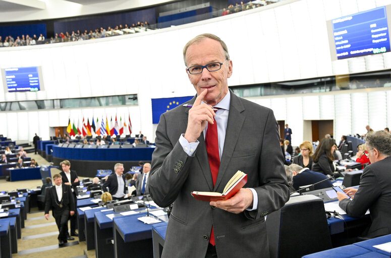 Foto 5: Eugen FREUND in the EP in Strasbourg