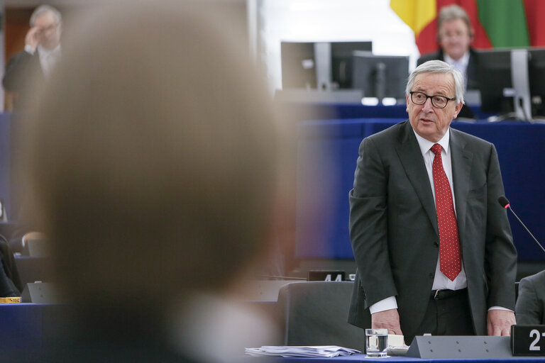 Fotografija 9: Plenary session - Conclusions of the European Council meeting of 21 and 22 March 2019