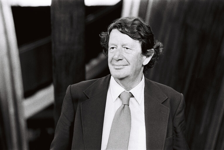 The MEP Erhard JAKOBSEN during a session in Strasbourg in May 1980.