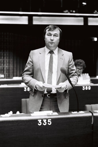 The MEP Jean A. OEHLER during a session in May 1980.