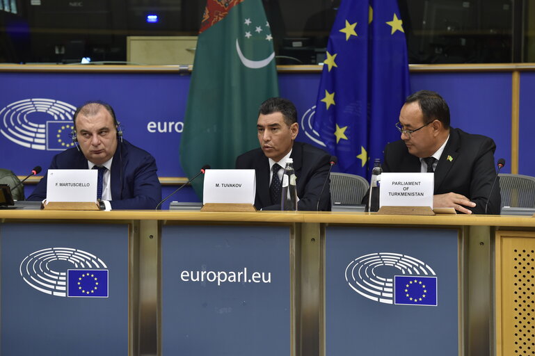 Photo 1 : 5th EU-Turkmenistan Inter-parliamentary Meeting (IPM)