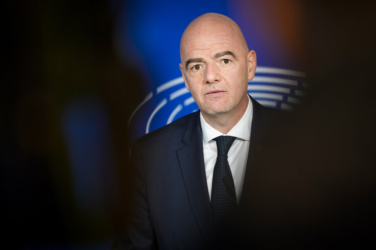 David SASSOLI, EP President meets with Gianni INFANTINO, FIFA President- Joint press statement