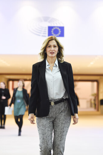 Francesca DONATO in the EP in Brussels