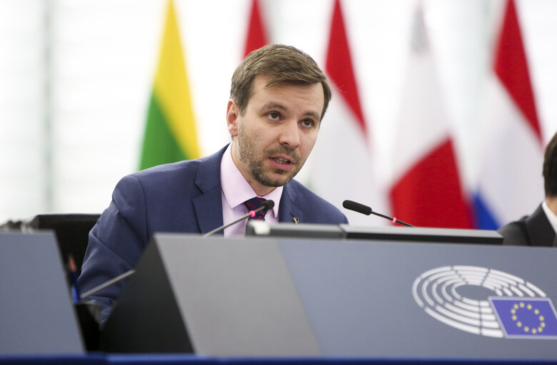 EP Vice-President Marcel KOLAJA in plenary session in Strasbourg