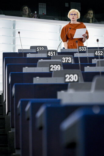 Fotografija 24: EP Plenary session - Conflict of interest and corruption affecting the protection of EU's financial interests in Member States