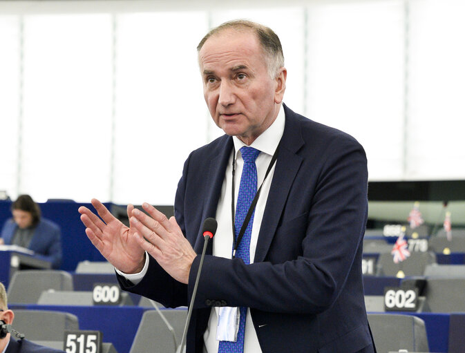 Fotografija 5: Eugen JURZYCA in the EP in Strasbourg