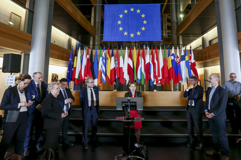 20th anniversary of the LOW (Louise Weiss) building in Strasbourg