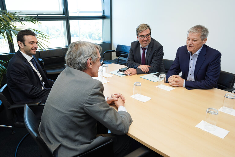 Davi-Maria SASSOLI, EP President meets with Dacian CIOLOS