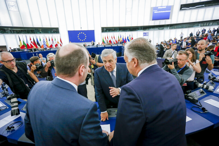 Fotografie 3: Election of the President of the European Parliament