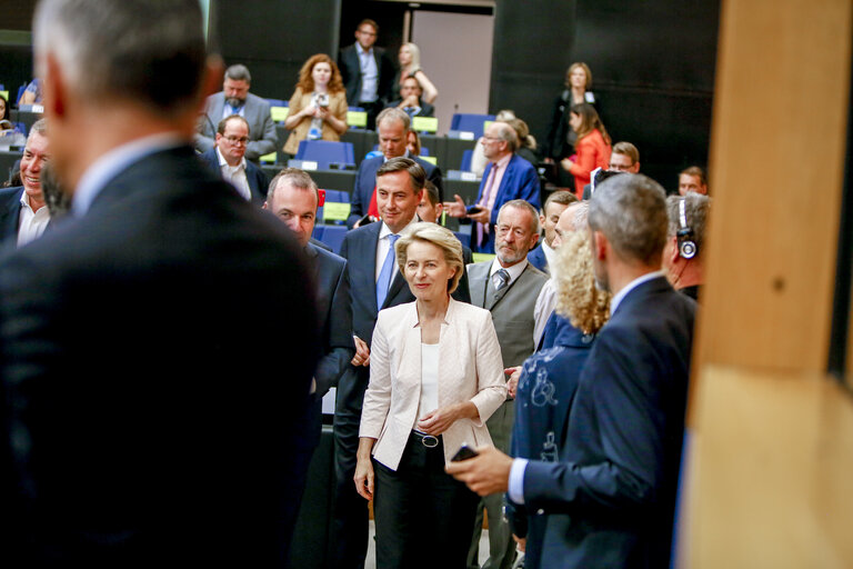 Ursula von der LEYEN, Candidate for President of the European Commission meets with the EPP group