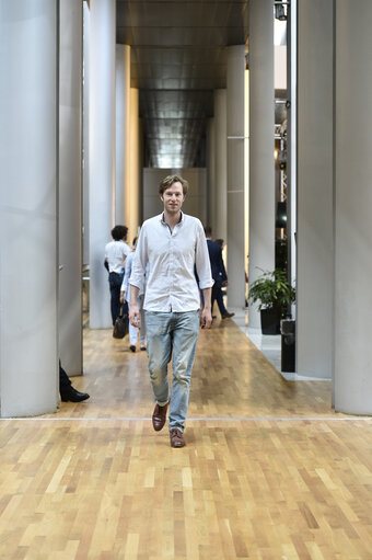 Damian BOESELAGER in the EP in Strasbourg