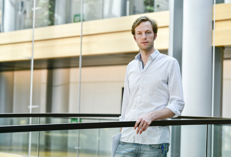 Damian BOESELAGER in the EP in Strasbourg