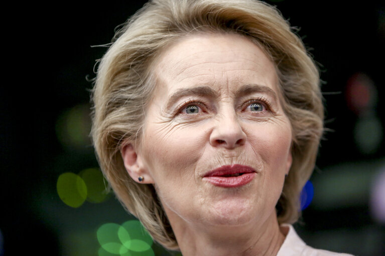 Ursula von der LEYEN, Candidate for President of the European Commission meets with the EPP group