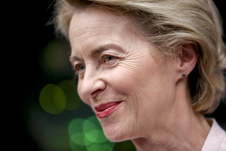 Ursula von der LEYEN, Candidate for President of the European Commission meets with the EPP group