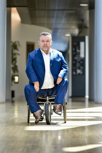 Foto 10: David LEGA in the European Parliament in Strasbourg