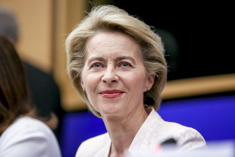 Ursula von der LEYEN, Candidate for President of the European Commission meets with the EPP group