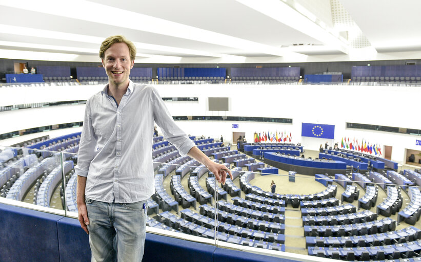 Damian BOESELAGER in the EP in Strasbourg