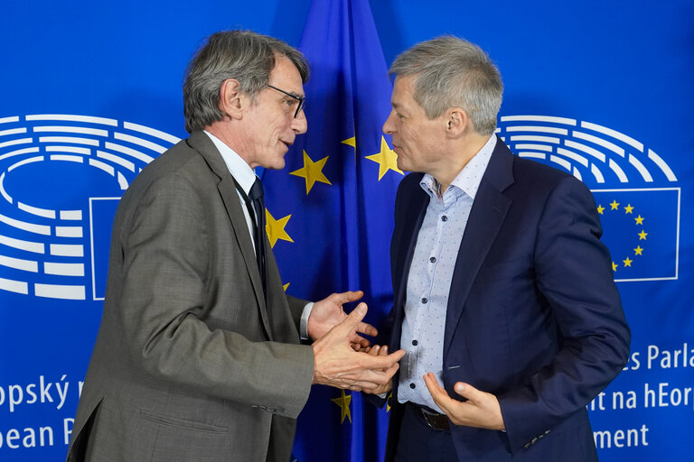 Davi-Maria SASSOLI, EP President meets with Dacian CIOLOS