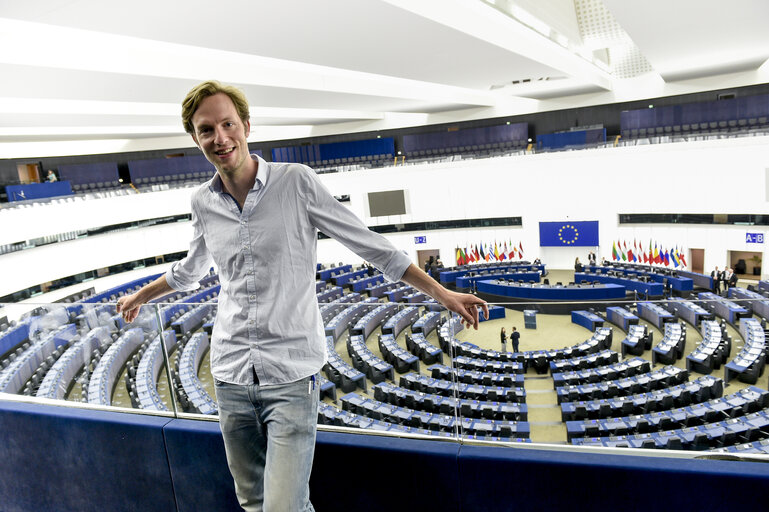 Damian BOESELAGER in the EP in Strasbourg