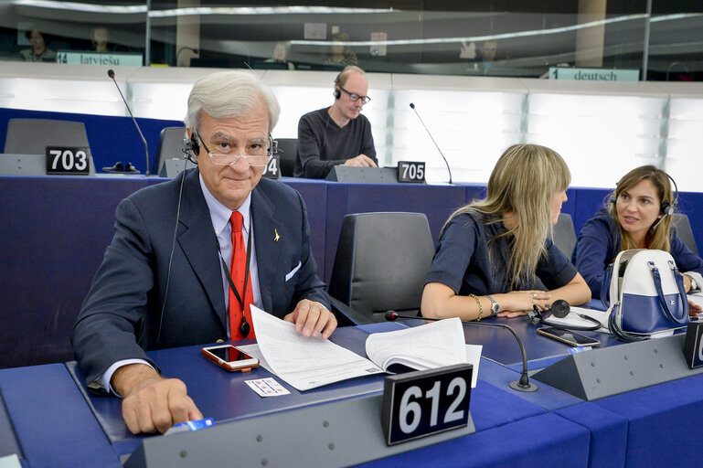 Foto 4: Antonio RINALDI in the EP in Strasbourg